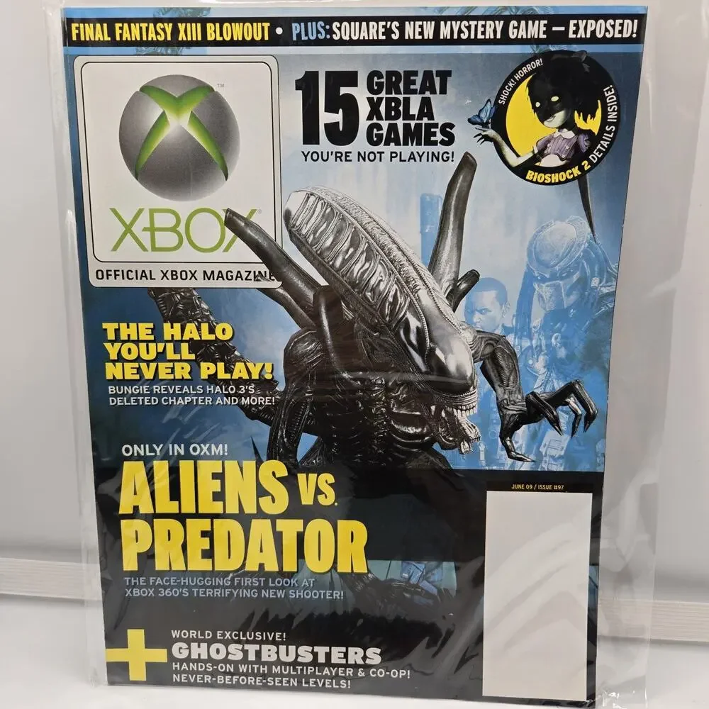 Official Xbox Magazine (OXM) Issue #97 June '09 - Alien Vs Predator [With Disc]